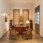 Biurko LOFT drewno mango - aranżacja
