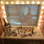 Toaletka GLAMOUR z lustrem